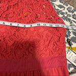 Adrianna Papell  Coral Lace Halter Gown NWT Size 2 Photo 2