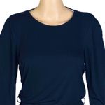 Young Fabulous and Broke YOUNG, FABULOUS & BROKE black open back,ruched,asymmetrical dress. Small. NWT Photo 2