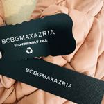 BCBGeneration Diagonal Seam Puffer Hooded Jacket Coral Pink Size Medium (8), NWT Photo 13