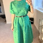 Le masterpiece Green balloon puff dress. S Photo 12