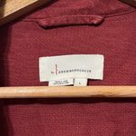 Anthropologie  Avery Embroidered Kimono Jacket Size Large Oversized Button Up Photo 3