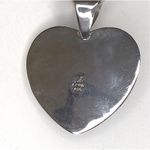 Jay King DTR Lapis Lazuli Turquoise Mosaic Inlay Heart Pendant Necklace 925 Photo 4