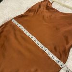 Wilfred  Only Ruched Slip Dress in Terrazzo Brown Medium Photo 4