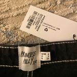 Princess Polly ASWAN CONSTRAST STITCH BLACK MINI SKIRT Photo 3