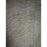 IRO Lamb skin animal print crew neck raw hem & sleeves T-shirt tan brown medium Photo 9