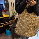 Luxury brand Kippys crystallized swarovski crystals tote shoulder bag metallic Gold Photo 14