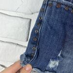 ZARA TRF Denim embellished shorts size 4 Photo 4