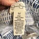 Jessica Simpson New  Blue & White Stripe Nautical Cotton Midi Dress Sz M Photo 5