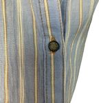 Aratta Silent Journey Mixed Print Boho Button Down Shirt Blue Floral Women's M Size M Photo 2