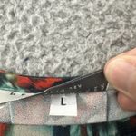 Bryn Walker Bryn Walker 3/4 Bell Flare Sleeve Top Floral Boho Artsy High Low Women's Large Photo 3