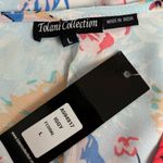 Tolani  Collection Iggy Floral Dress Large, Floral Ruffle V Neck Midi Dress Photo 2