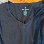 Women’s Tommy John Black Pajama Set with shirt, shorts and pants size large Photo 4