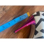 Giuseppe Zanotti Fulminato Printed Peep Toe Pumps 37 7 White Black Photo 6