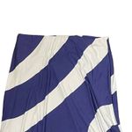 Tommy Bahama Skirt Size Medium Blue White Striped Stretch Lined Womens 34X37.5 Photo 1
