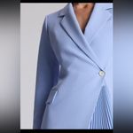 ALC Frank A.L.C. Blue Juliet Pleated Blazer Dress 6 Photo 3