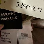 52seven dress sleeveless yellow beige white stretchy top new with tag Gold Photo 5