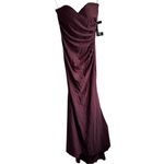 La Femme New!  Prom 30502 Sweet Strapless Ruched Maxi Dress Prom Formal‎ Photo 2
