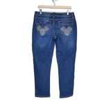 Nine West Womens 8 Bling Cropped Ankle Jeans Photo 1
