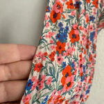 American Eagle 💥🆕 ShortSleeve Openback Tie Waist Floral Print Romper S🆕 Photo 10