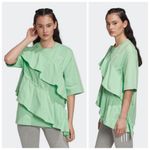 Adidas NWT  X J KOO Glory Mint Ruffle Top Photo 1