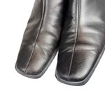 Ecco Vintage  Black Leather Square‎ Toe Ankle Boots Booties Size 7 Photo 12