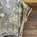 Desmond & Dempsey X H&M Linen Blend Tropical Sun Dress Photo 10