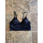 Aerie  Sunnie Blossom Lace Padded Triangle Bralette
True Black Size Small Photo 3