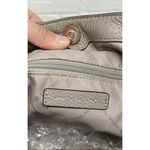 Michael Kors Gray Pebble Leather Jet Set Chain Strap Double Shoulder Bag -M Photo 9