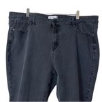 Lane Bryant Women’s Jeans High Rise Skinny Ultimate Stretch Black Wash Size 24R Photo 2