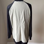 Lucy Power Up Black and Cream Long Bomber Jacket Size L Photo 3