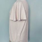 Pink Blush Maternity Light Pastel Pink Polka Dot Pregnancy Top Size S Photo 2