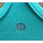 Lululemon Turquoise Racerback Tank Yoga Workout Fitness Activewear *Minor Flaw Photo 2