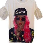 Minette super funky retro ruffle shirt‎ Photo 0