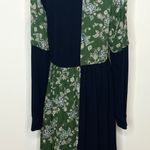 Pamela Love Paisley Patchwork Green Long Sleeve Shirt Dress Womens Size Medium Photo 8