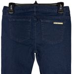 Michael Kors SZ 2 Skinny Capris Jeans Low-Rise Stretch Zip-Fly Dark Wash Pockets Photo 4