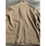 Liz Claiborne Vintage Women’s 14 Tan Charcoal Wool Bl Chunky Tweed Blazer Jacket Photo 14