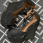 Qupid Black Wedges Photo 0