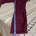 frame denim  Le Skinny pants size 27 distressed purple Photo 13