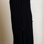Urban Outfitters  Asymmetrical‎ Halter Neck Ribbed Flare Jumpsuit Sz L NEW black Photo 0