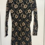 Rue 21 🏷️💛 NWT  Black and Gold Floral Lace Dress Size Small Photo 3
