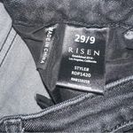 Risen  black jeans frayed hem size 29/9 Photo 8