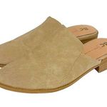 BC Footwear BC Size 7 Tan Vegan Faux Leather Slip on Mule Loafer Photo 0