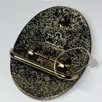 Western Butterfly Belt Buckle Coastal Cowgirl Floral Inlay Vtg 80s W USA Gold Photo 4