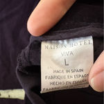 MAISON HOTEL Viva Pant Wide Leg In Deep Purple NWT Size Large Velvet Photo 6