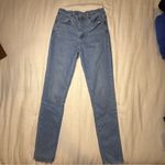 Levi's  721 high rise skinny light wash blue jeans Photo 3