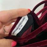 Amanda Uprichard  Velvet Dark Romantic Jasalina Mini Dress in Burgundy Size Small Photo 8