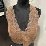 Zenana Outfitters brown lace bralette women’s 3X undergarment Photo 0