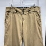American Eagle wide leg khaki chino dress pants women's 14 Photo 1
