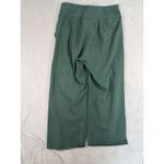 Pact Wide Leg Oversized Cropped Sweatpants Green Size Small Minimal Basics Photo 5