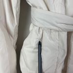 BCBG MAX AZRIA Down Puffer Coat White Women's S Belted Winter Warm Jacket‎ Photo 9